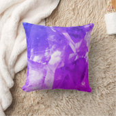 パープルアメジスト結晶デザインクッション クッション (ブランケット)