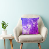 パープルアメジスト結晶デザインクッション クッション (椅子)