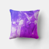 パープルアメジスト結晶デザインクッション クッション (裏面)