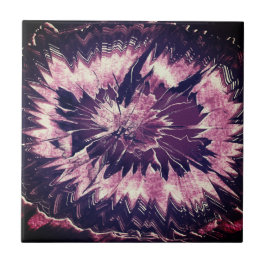 パープルアメジスト結晶 タイル