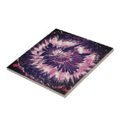 パープルアメジスト結晶 タイル (側面)