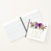 パープルアメジスト金ゴールドフローラゲストハウス | ノートブック (内部)