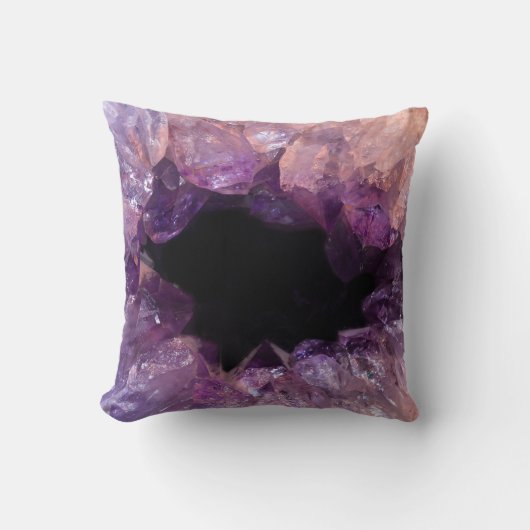 パープルアメジスト クッション (正面)