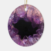 パープルアメジスト セラミックオーナメント (左)