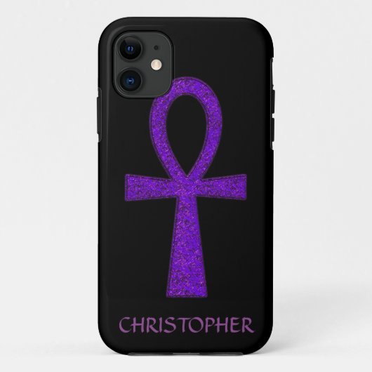 パープルアンクiPhone 5ケース Case-Mate iPhoneケース (裏面)
