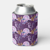 パープルアンダーザシーグリッター 缶クーラー (缶正面)