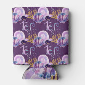 パープルアンダーザシーグリッター 缶クーラー (裏面)