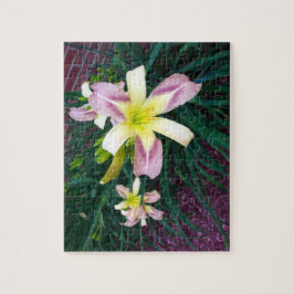 パープルアンドイエローリリーパズル ジグソーパズル