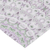 パープルアンドグレーメダリオンデザイン テーブルクロス (アングル)