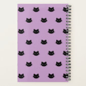 パープルアンドブラックキャットプランナー プランナー手帳 (裏面)