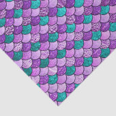 パープルアンドブルーグラデーショングリッターマーメイドはかりで測 薄葉紙 (詳細)