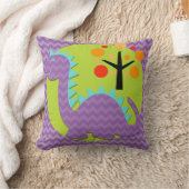 パープルアンドブルードラゴン装飾用クッション クッション (ブランケット)