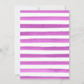 パープルアンドブルーフローラカボチャ秋の結婚式 招待状 (裏面)