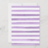 パープルアンドホワイトフローラカボチャ秋の結婚式 招待状 (裏面)