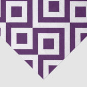 パープルアンドホワイトメアンダーティッシュペーパー 薄葉紙 (詳細)