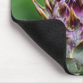 パープルアーティチョークチスルヘッドフローラ マウスパッド (コーナー)