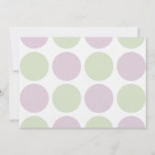 パープルアーティチョークリハーサルディナー招待状 招待状 (裏面)