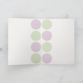 パープルアーティチョーク誕生日カード カード (内部)