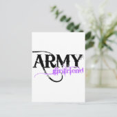 パープルアーミーガールフレンド ポストカード (スタンド正面)