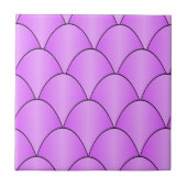 パープルアールデコデザイン タイル (正面)