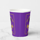 パープルイエローカスタム卒業パーティー 紙コップ (右)