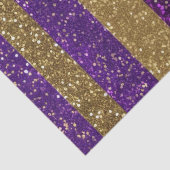 パープルイエローグリーンマルディグラグリッターパターン 薄葉紙 (詳細)