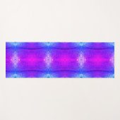 パープルイカットトゥーマイアミ ヨガマット (正面(横))