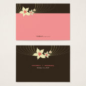 パープルイケバナフランギパニトロピカル結婚ズゲスト (正面&裏面)