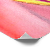 パープルイチジクの水彩オリジナルアート絵画ドリップ ポスター (角)