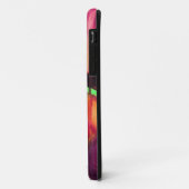 パープルイチジクオリジナルアートの水色ドリップ絵画ズ Case-Mate iPhoneケース (裏面/左)