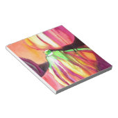 パープルイチジクオリジナル水彩画ドリップ絵画ズ ノートパッド (アングル)