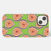 パープルイチジク iPhoneケース (裏面横)