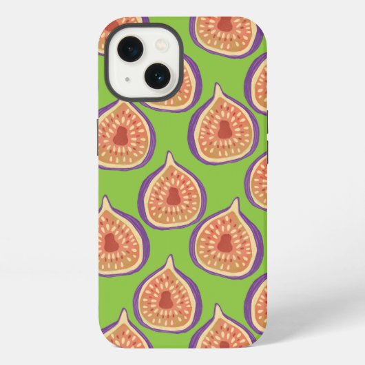パープルイチジク iPhoneケース (裏面)