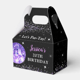 パープルインザーズ誕生日時代パーティー フェイバーボックス