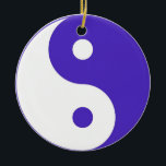 パープルイン&ヤンオーナメント セラミックオーナメント<br><div class="desc">紫と白シンプルい陽花この素敵な休日のオーナメント。これはクリスマス精神を望むがクリスチャンではない人々に祝対して優れた贈り物を作る。</div>