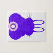 パープルイースターバニー、110個、ジグソーパズル ジグソーパズル (横)