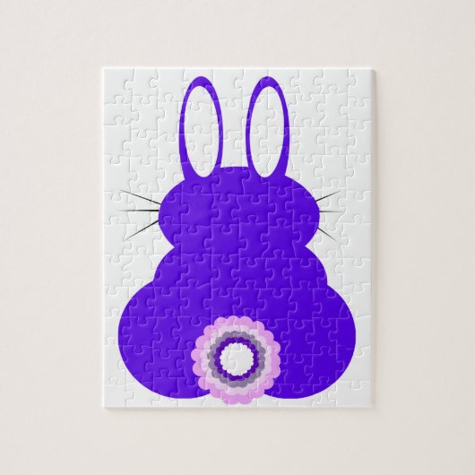 パープルイースターバニー、110個、ジグソーパズル ジグソーパズル (縦)