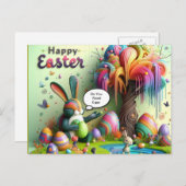 パープルイースターヒッポ シーズンポストカード (正面/裏面)
