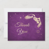 パープルウィザードフクロスター魔法結婚ズ サンキューカード (正面)