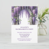パープルウィステリアアーチバチェロレッテ 招待状 (スタンド正面)