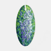 パープルウィステリアオーナメント メタルオーナメント (正面左)