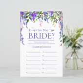 パープルウィステリアブライダルシャワーゲーム (スタンド正面)