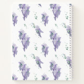 パープルウィステリア記念葬式ゲストブック ノートブック (裏面)