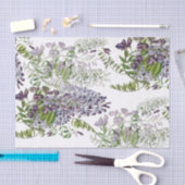 パープルウィステリカスタムアカラーティッシュペーパー 薄葉紙 (クラフト)