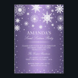 パープルウィンターワンダーランドスウィート16招待状 招待状<br><div class="desc">パープルウィンターワンダーランド甘い16招待状。</div>