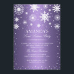 パープルウィンターワンダーランドスウィート16招待状 招待状<br><div class="desc">パープルウィンターワンダーランド甘い16招待状。</div>