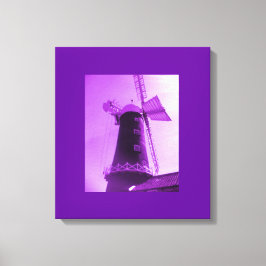 パープルウィンドミルキャンバス キャンバスプリント