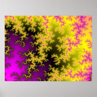 パープルウィード(プリント) ポスター