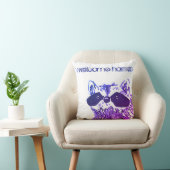 パープルウェルカムホームウッドランドアニマルラクーン クッション (椅子)