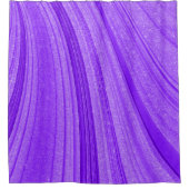 パープルウェーグリッター シャワーカーテン (正面)